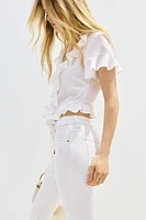 Flared Low Ankle Jeans