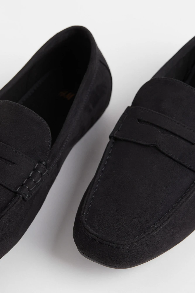 Faux Suede Driving Shoes