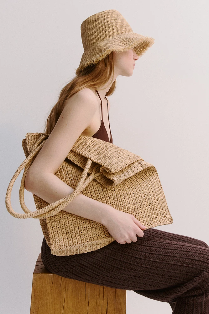 Straw Bucket Hat