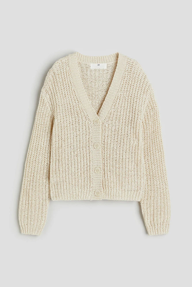 Knit V-neck Cardigan