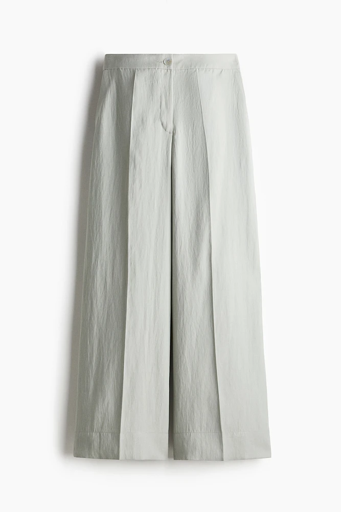 Pantalon habillé à jambes larges