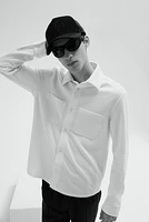 Regular Fit Textured Overshirt