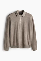 Slim Fit Fine-Knit Polo Shirt