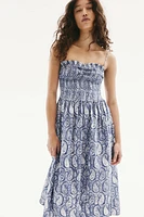 Smocked-bodice Dress