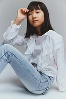 Flared Leg Low Jeans