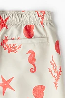 Patterned Swim Shorts