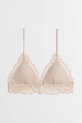 Lace-trimmed Bralette