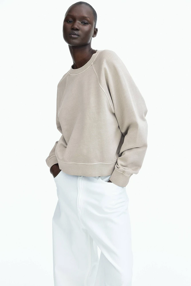 Washed Cotton Sweatshirt