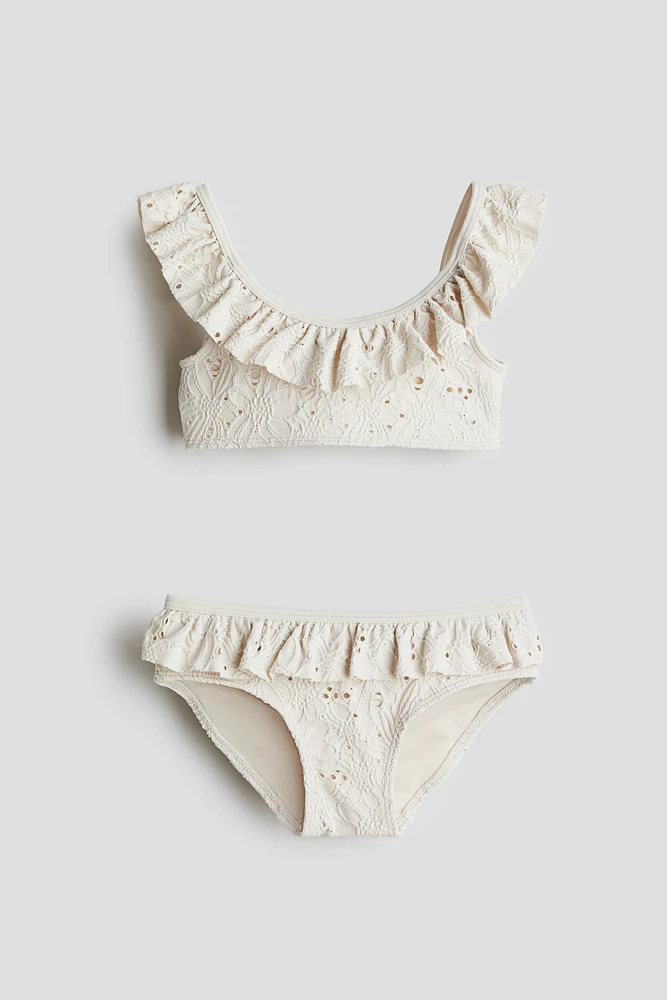 2-piece Swimsuit with Ruffle Trim