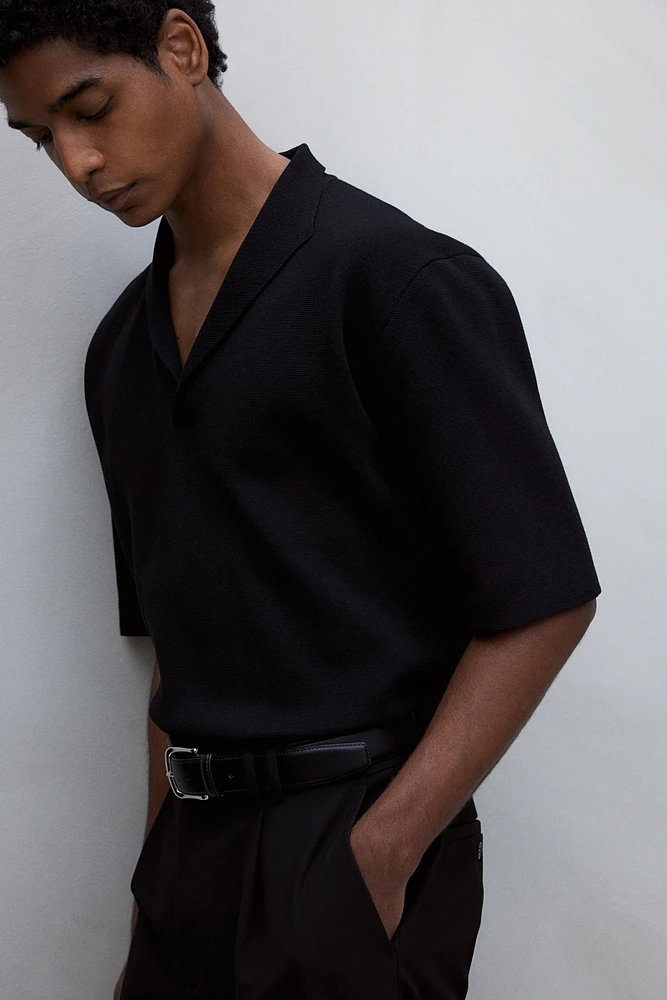 Regular Fit V-neck polo shirt