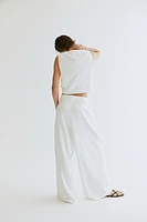 Wide-leg Dress Pants