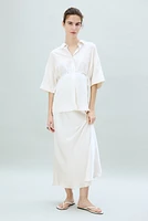 MAMA Chemise Before & After avec ceinture à nouer