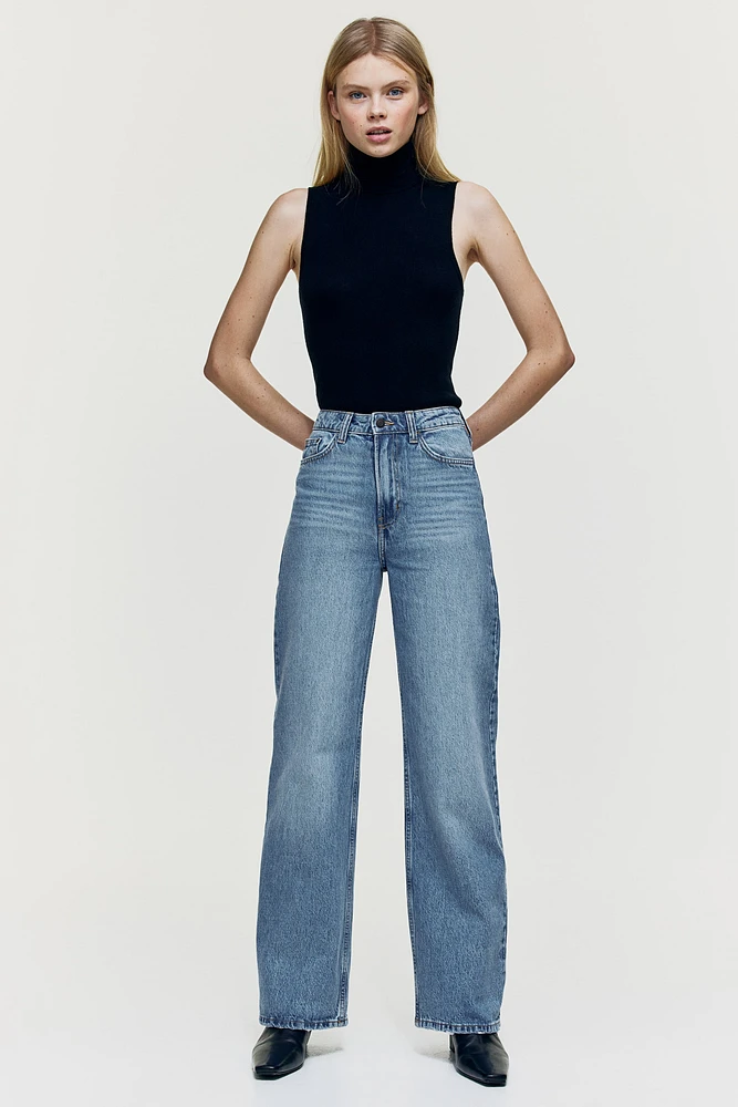 Jean ample Taille très haute