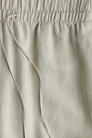 Linen-Blend Pants