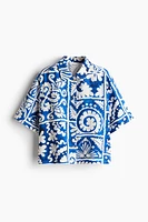 Short-Sleeved Twill Shirt