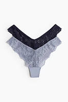 2-pack Lace Brazilian Briefs