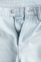 Wide High Cropped Jeans