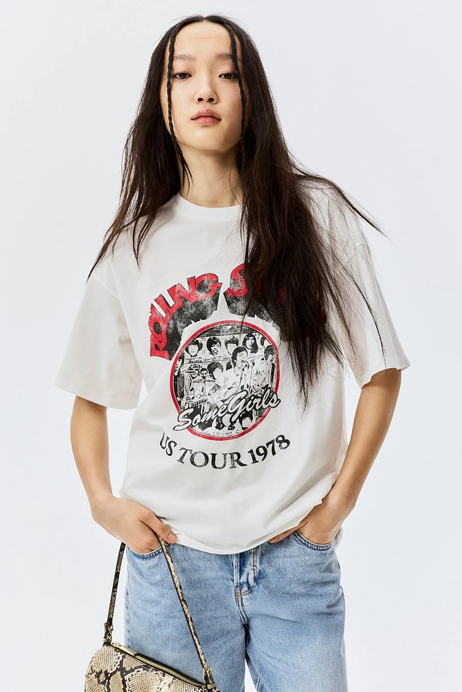 T-shirt ample imprimé