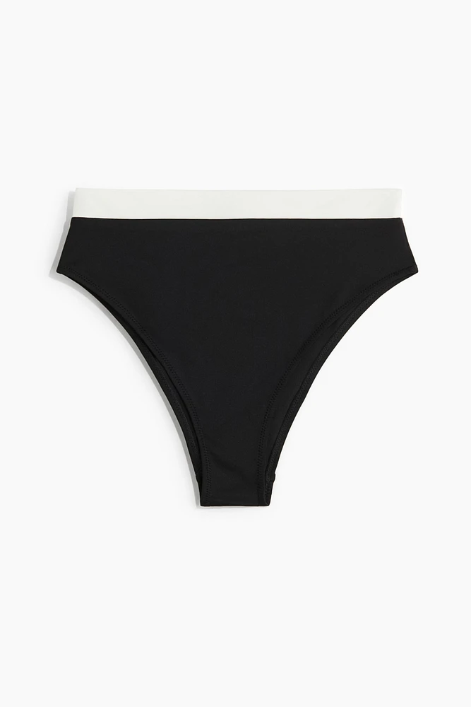 High Waist Cheeky Bikini Bottoms