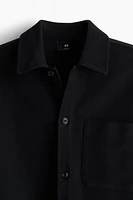 Loose-Fit Brushed Overshirt