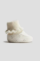 Pantoufles en maille de coton