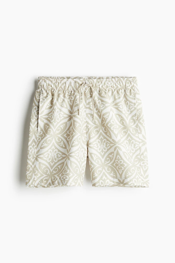 Patterned Swim Shorts