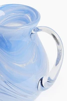 Patterned Glass Pitcher