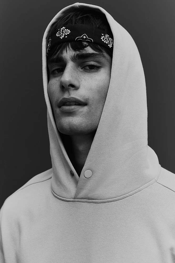 Loose-Fit Sports Hoodie