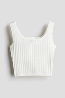 Rib-knit Tank Top