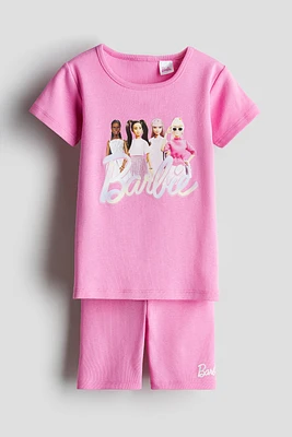Pyjama Bien Ajusté en jersey imprimé