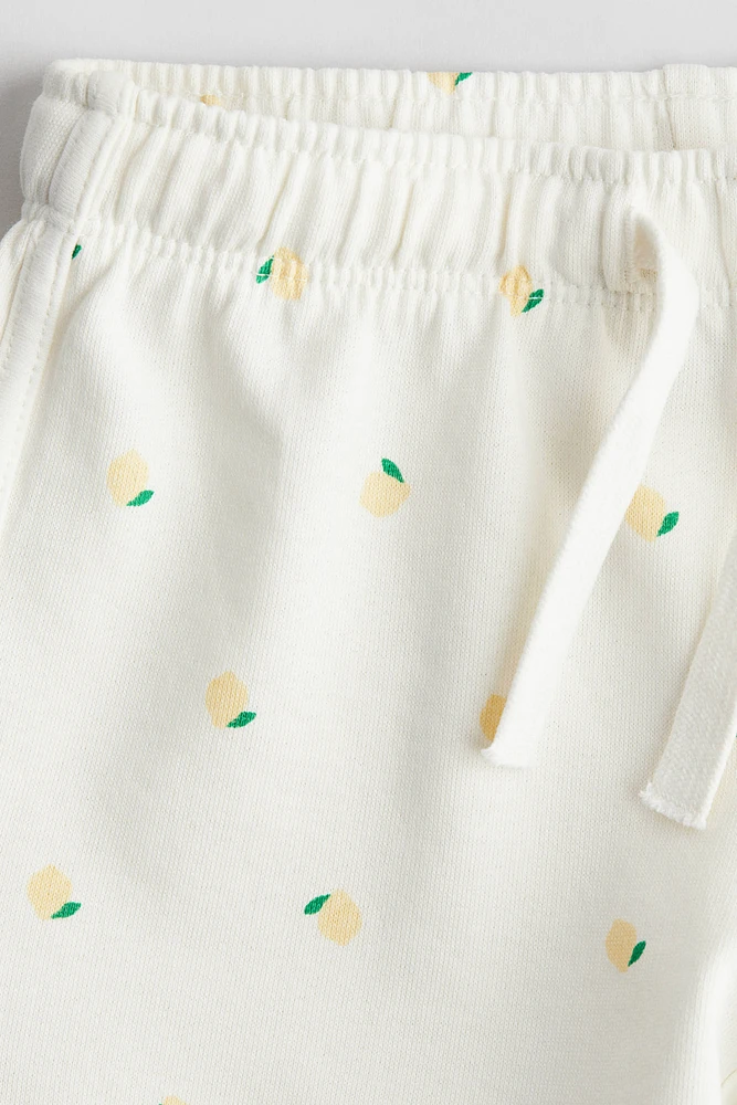 Short en molleton de coton