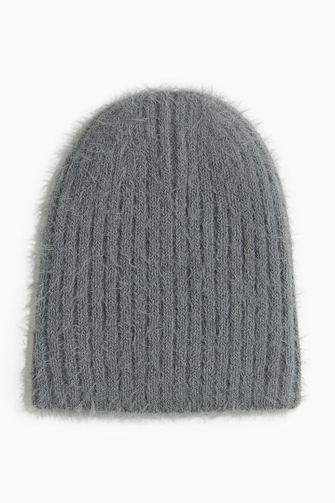 Fluffy-Knit Beanie