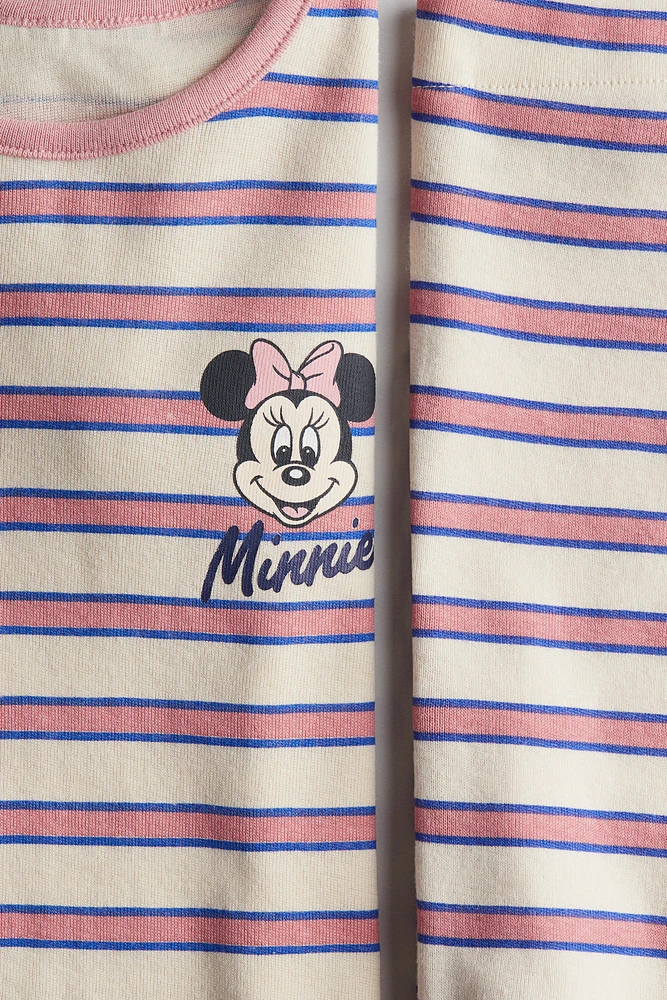 Snug Fit Printed Jersey Pajamas