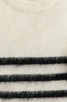 Chandail Grande Taille en mohair mélangé