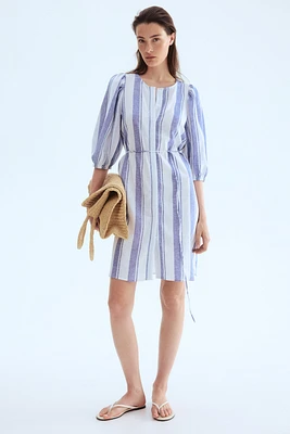 Robe en lin mélangé