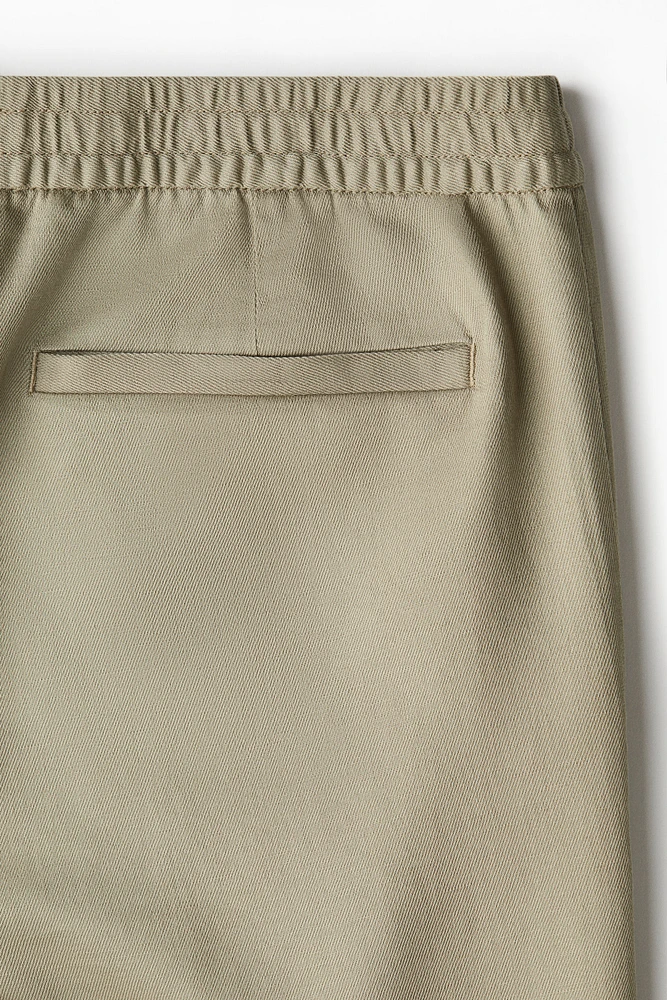 Short décontracté en lin mélangé