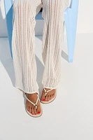 Ring-Detail Flip-Flops