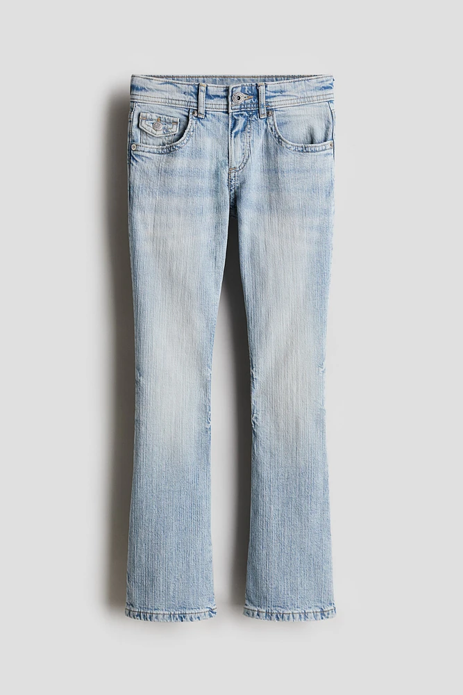 Flared Leg Low Jeans