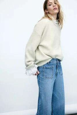Chandail Grande Taille en mohair mélangé