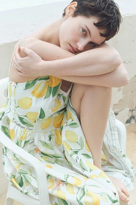 Robe à bretelles fines