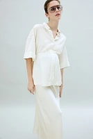 MAMA Chemise Before & After avec ceinture à nouer