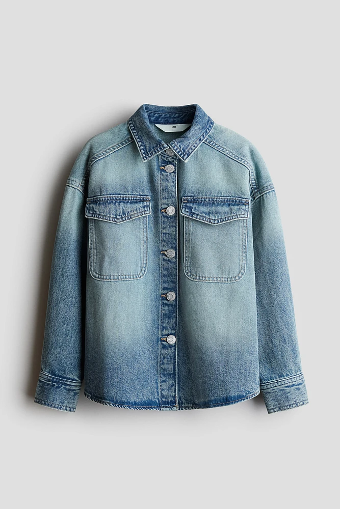 Cotton Denim Overshirt