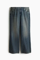 Baggy Flared Low Jeans