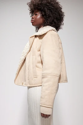 Teddy-fleece-lined Jacket