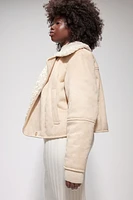 Teddy-fleece-lined Jacket