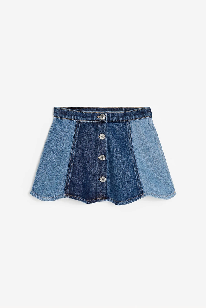 A-line Denim Skirt