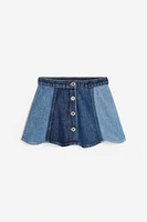 A-line Denim Skirt