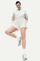 Short en molleton de coton délavé
