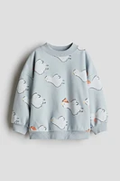 Printed Cotton Sweatshirt