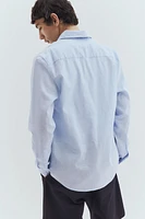 Regular-Fit Linen-Blend Shirt